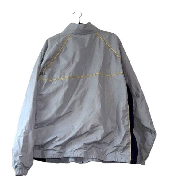Athletic Works Gray & Yellow Windbreaker Jacket LIKE 1X - Picture 5 of 11